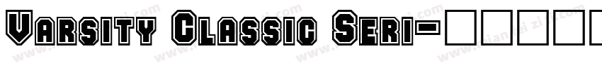 Varsity Classic Seri字体转换